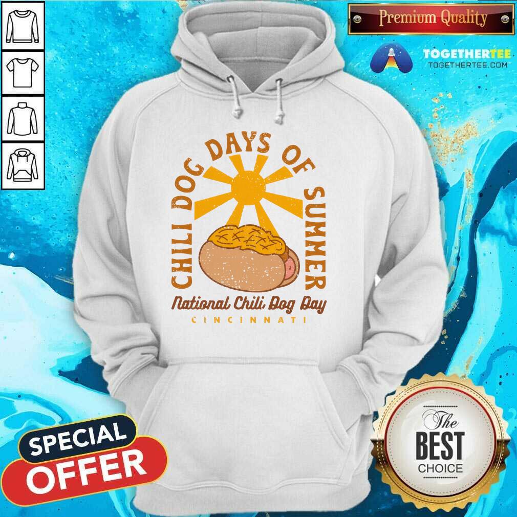 Official Chili Dog Days Of Summer National Chili Dog Day T-Shirt - Image 2