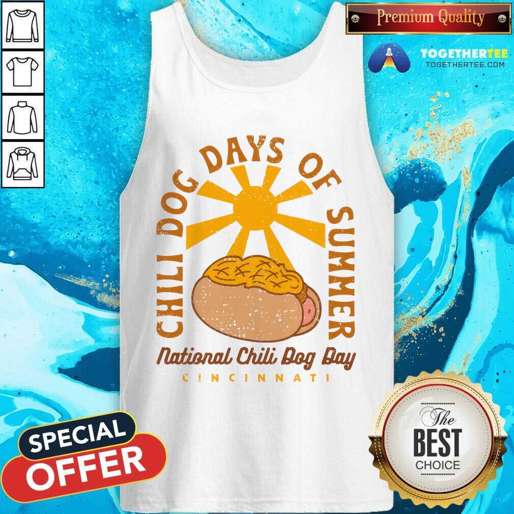 Official Chili Dog Days Of Summer National Chili Dog Day T-Shirt - Image 4