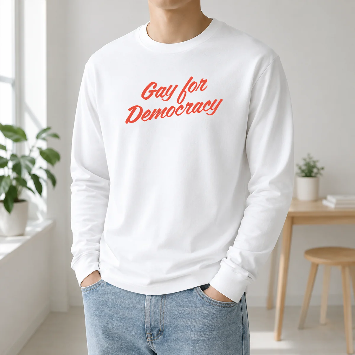 Awesome Gay For Democracy Shirt - Image 5
