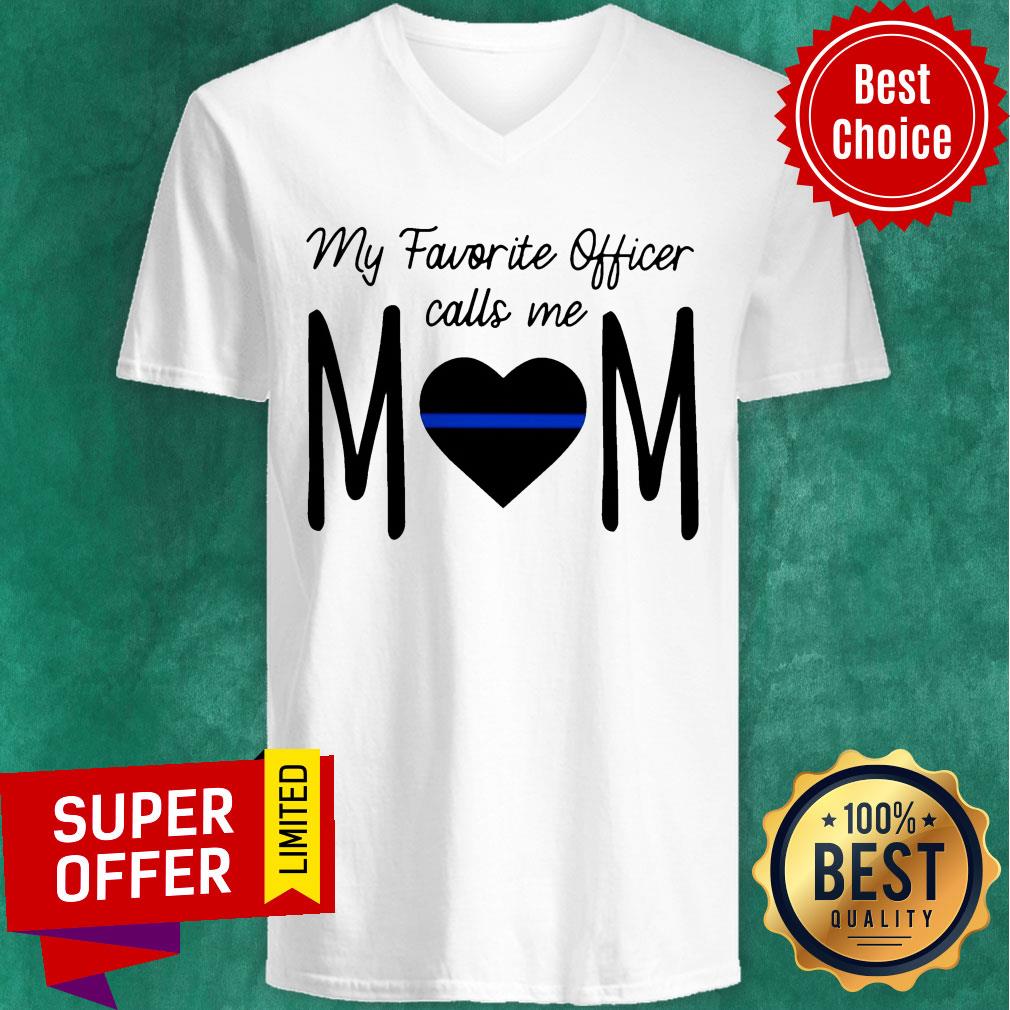 My Favorite Officer Call Me Mom Shirt - Image 2