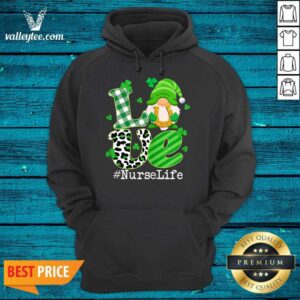 Alternative view of Nice Love Lucky Nurse Life St Patricks Day Shirt