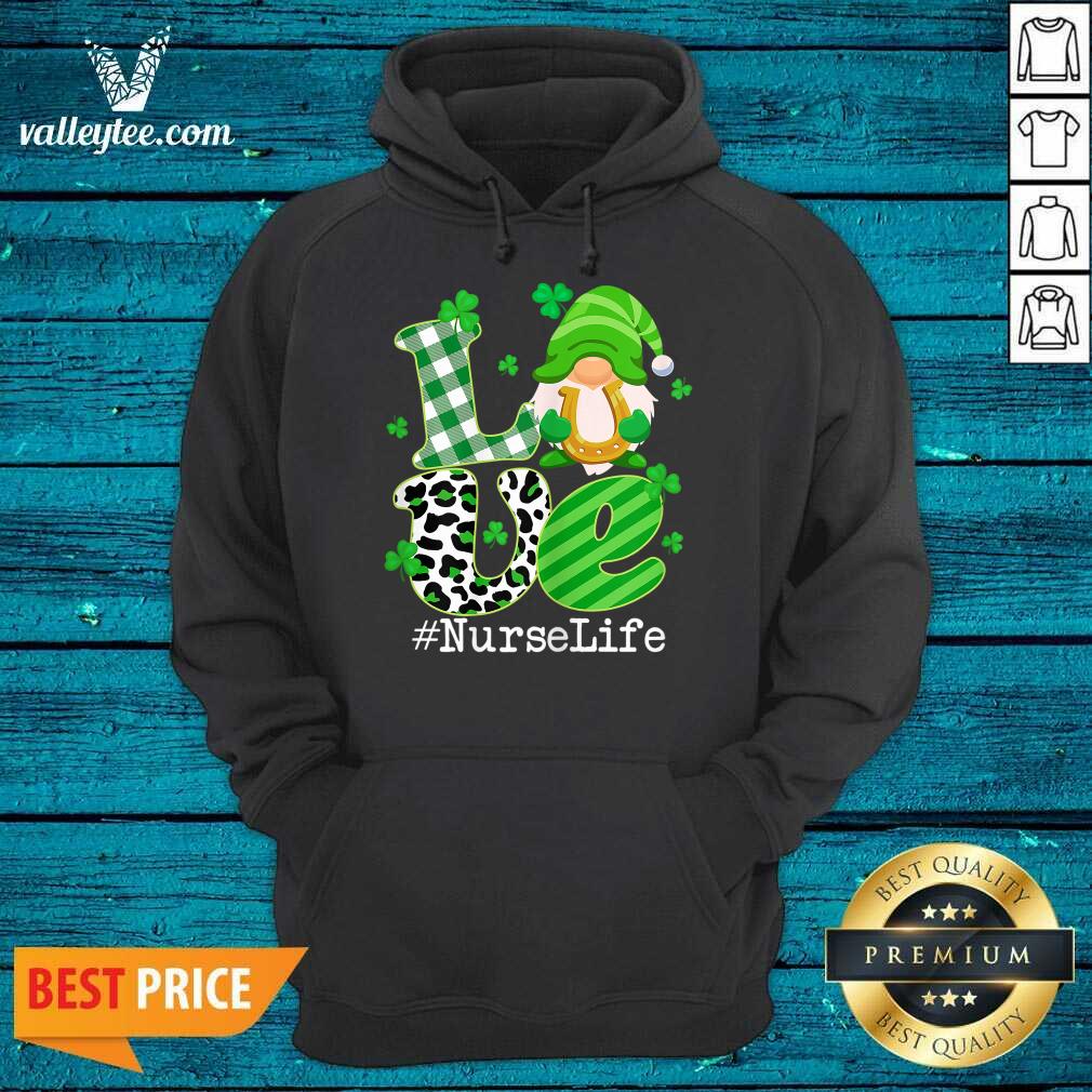 Nice Love Lucky Nurse Life St Patricks Day Shirt - Image 2