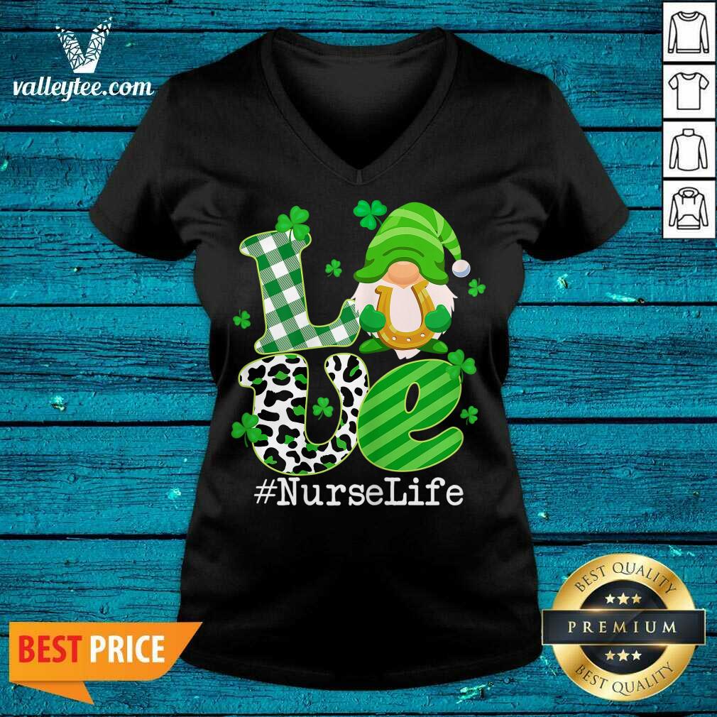 Nice Love Lucky Nurse Life St Patricks Day Shirt - Image 3