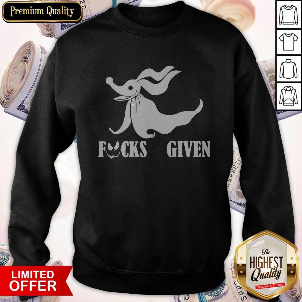Zero Fucks Given Jack Skellington Shirt - Image 5