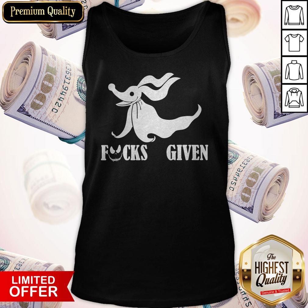 Zero Fucks Given Jack Skellington Shirt - Image 4