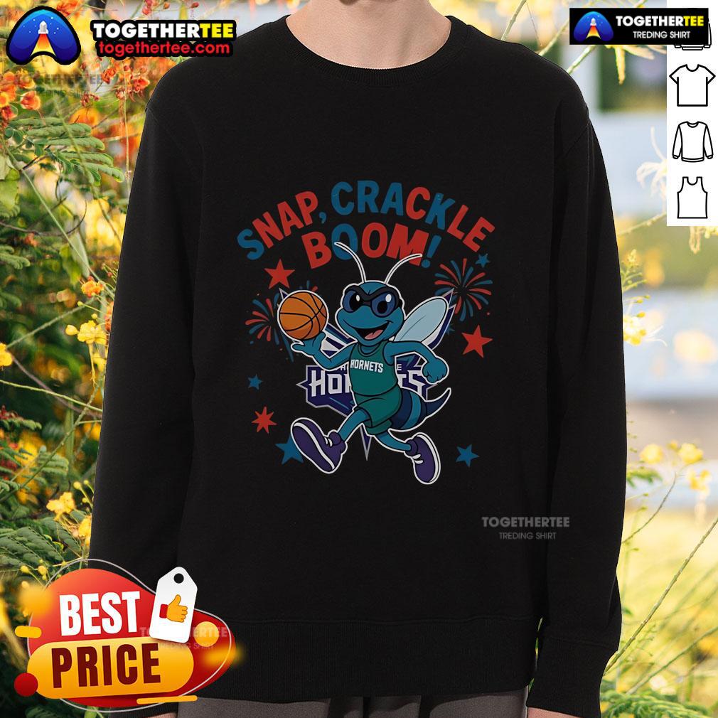 Original Charlotte Hornets Snap Crackle Boom Power Of Champions Indepencence Day T-Shirt - Image 5