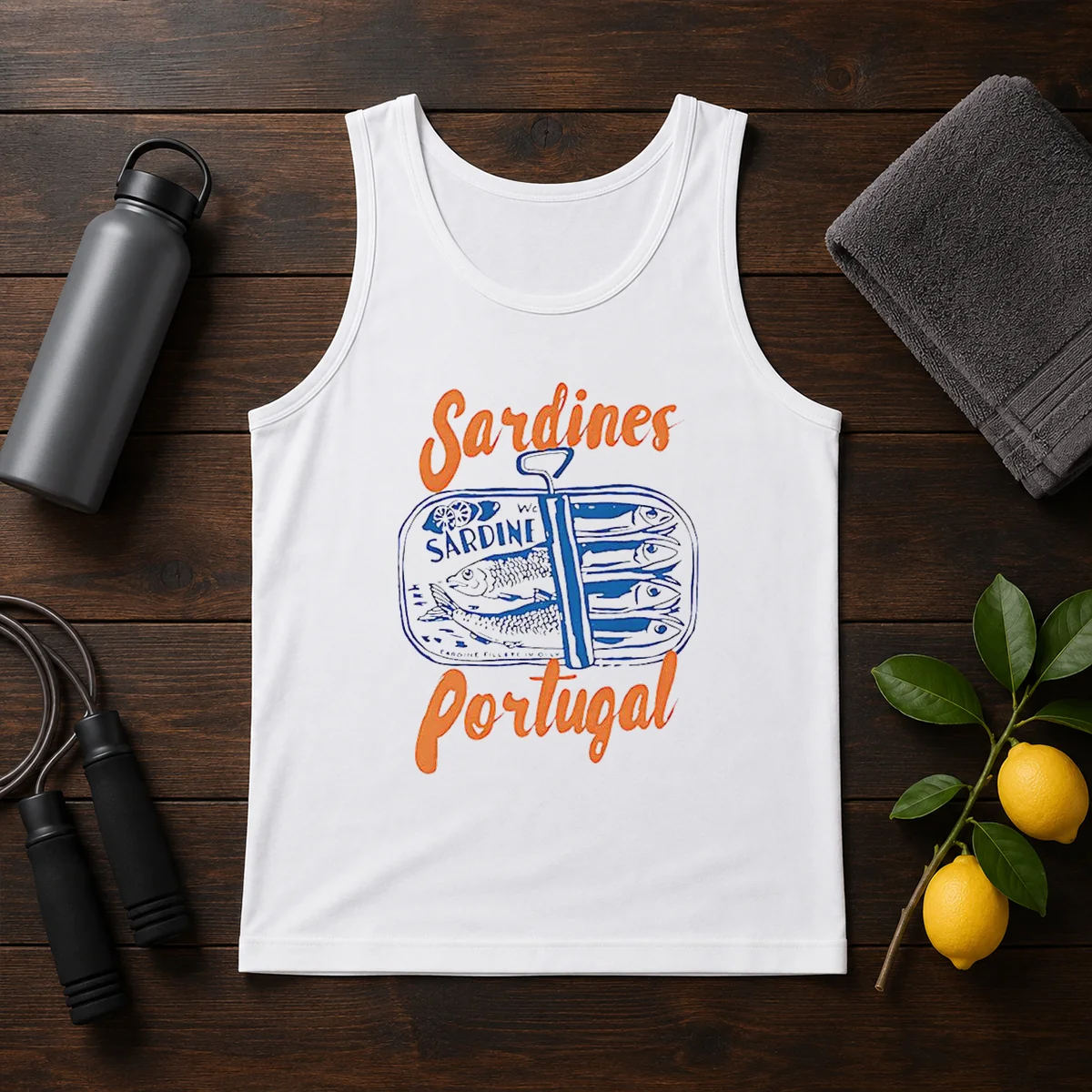 Funny Sardines Portugal Sardine Sardine Fillete In Oily Shirt - Image 3
