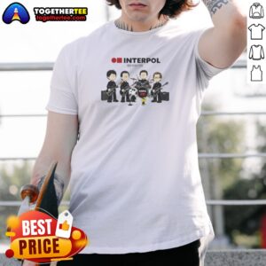 Top Interpol Snoopy Charlie Brown Peanuts NYC Est 1997 Shirt