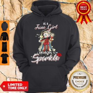 Alternative view of Betty Boop Riding June As A March Girl I Was Born To Sparkle Shirt