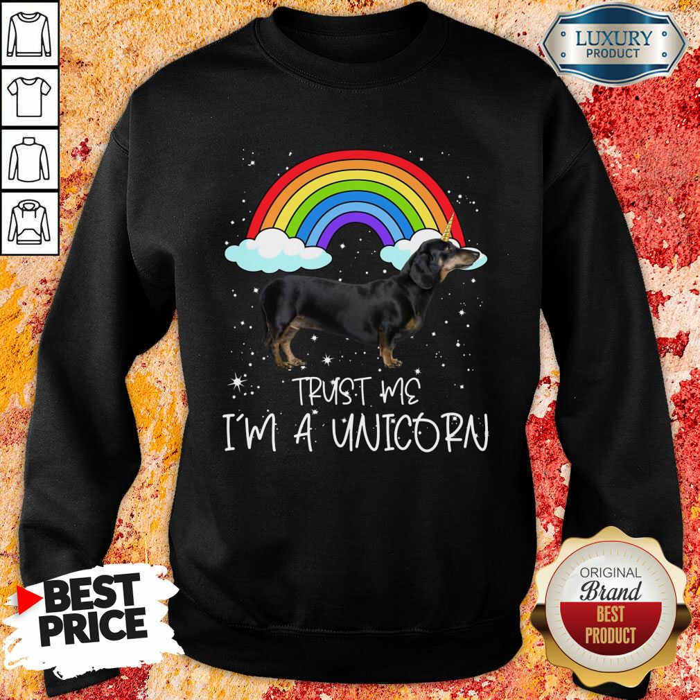 Hot Dachshund Trust Me Im A Unicorn Shirt - Image 4