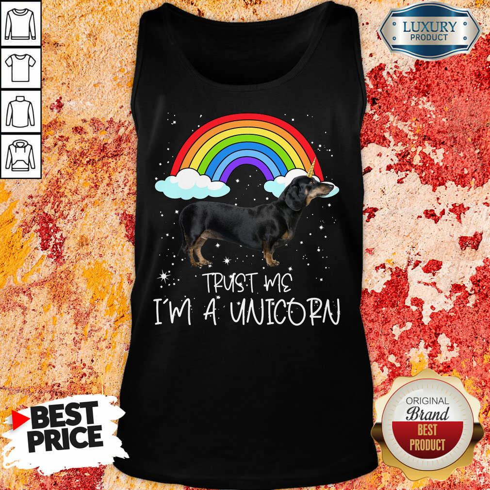 Hot Dachshund Trust Me Im A Unicorn Shirt - Image 3