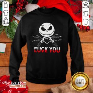 Alternative view of Important Jack Skeleton Fuck You Shirt