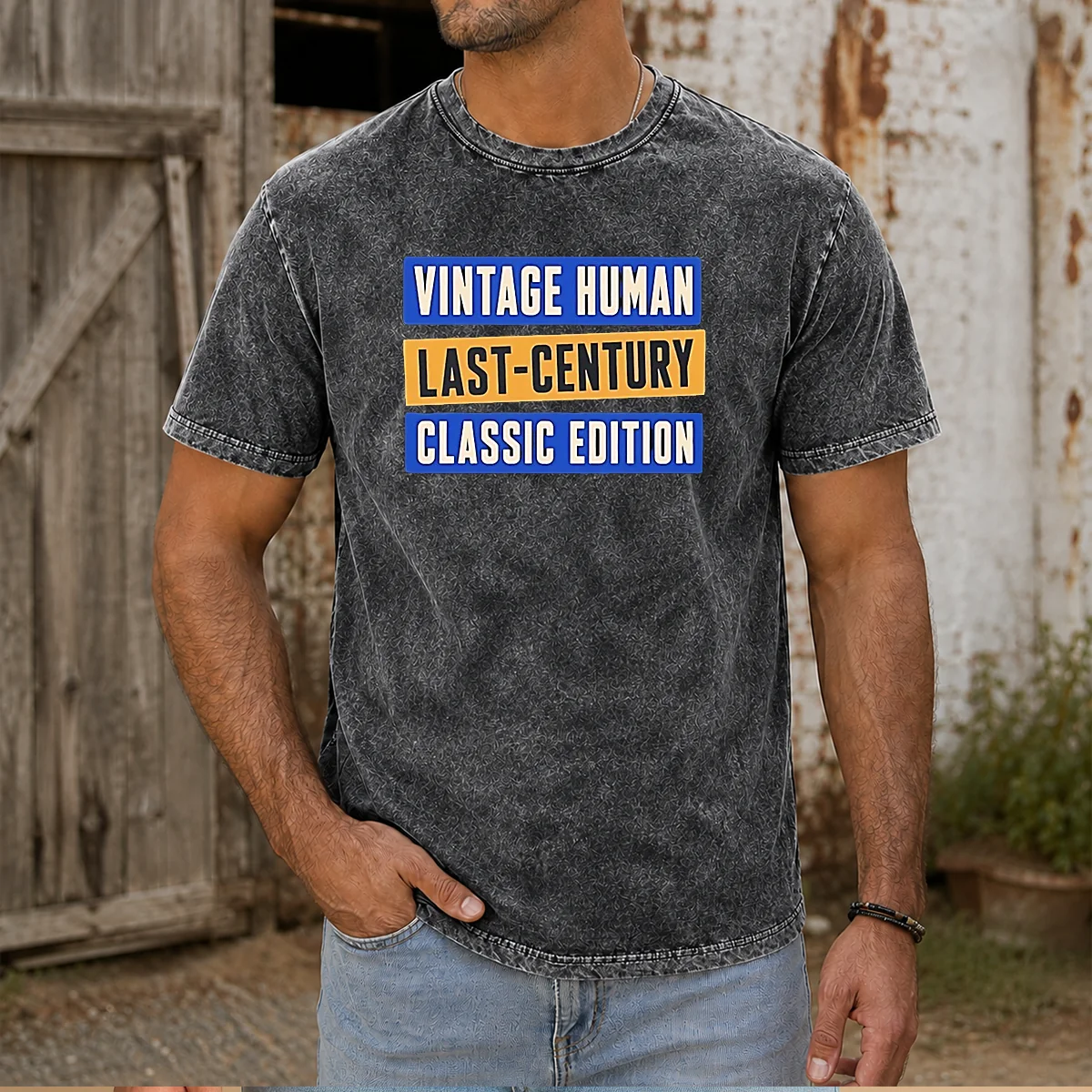 Premium Vintage Human Last Century Classic Edition Shirt - Image 8