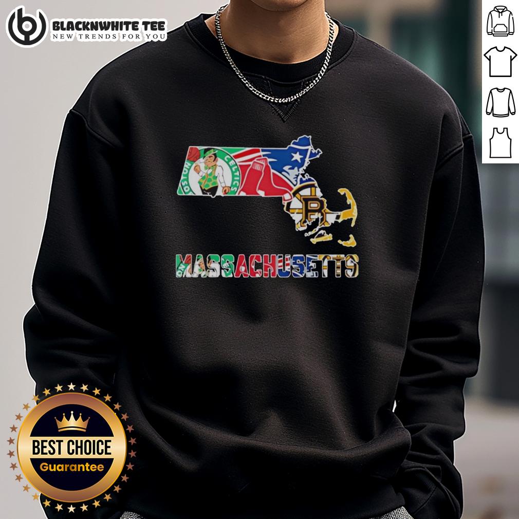 Good Massachusetts Sports Teams Graphic Transfer State T-Shirt - Image 5