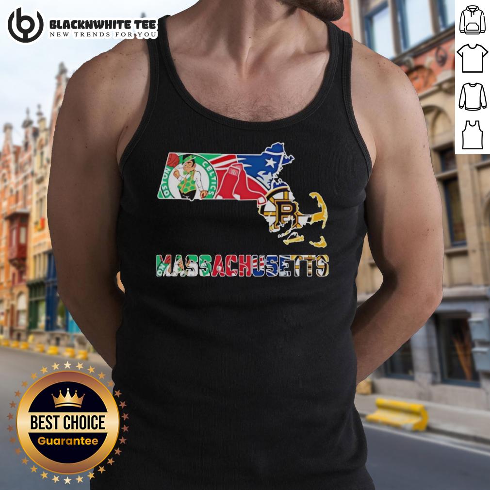 Good Massachusetts Sports Teams Graphic Transfer State T-Shirt - Image 4