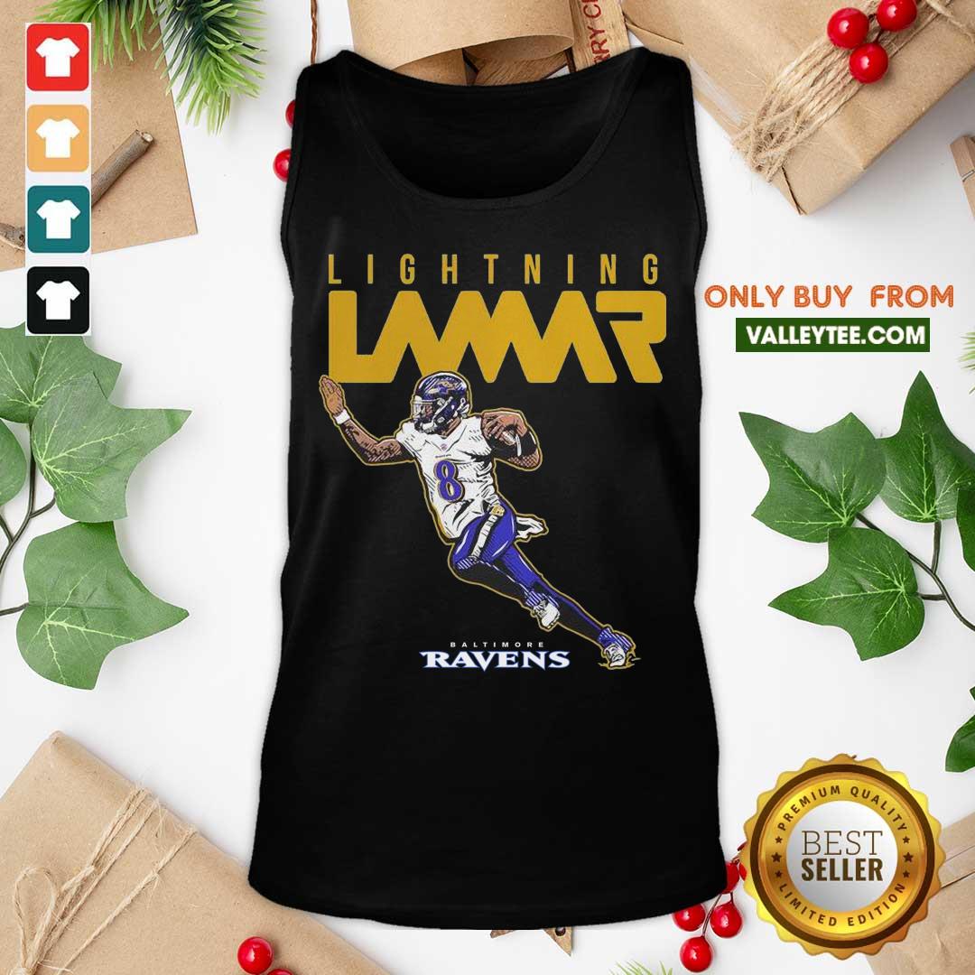 Funny Lamar Jackson Baltimore Ravens Lightning Lamar Shirt - Image 3