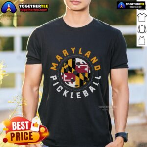 Premium Pickleball Retro Vintage Maryland T-Shirt