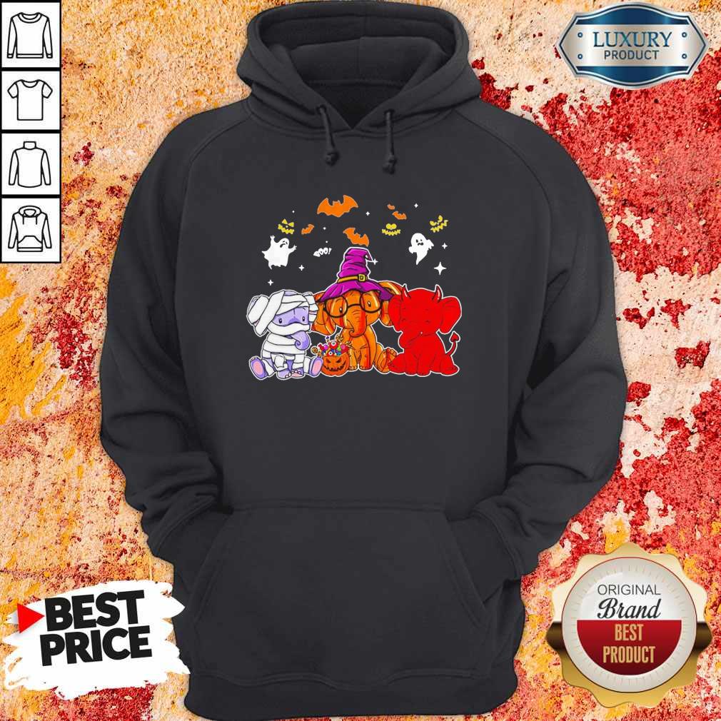 Awesome Elephant Ghost Halloween Shirt - Image 5