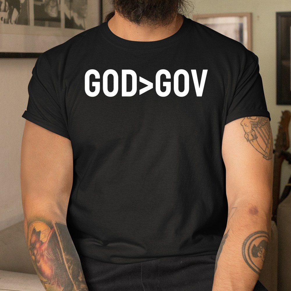 God Bigger Than Gov Shirt - Image 3