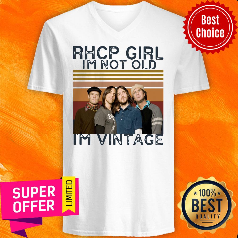 Premium Rhcp Girl I’m Not Old I’m Vintage Shirt - Image 4