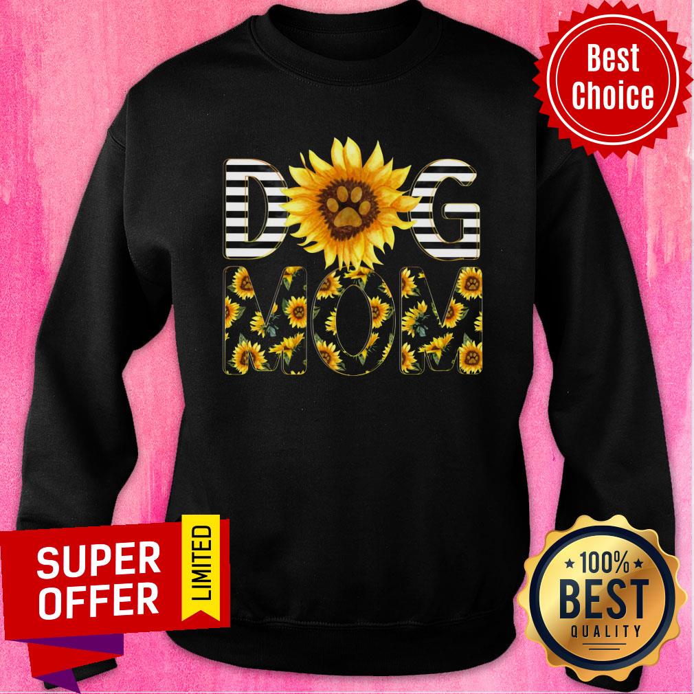 Funny Sunflower Dog Mom Shirt - Image 4