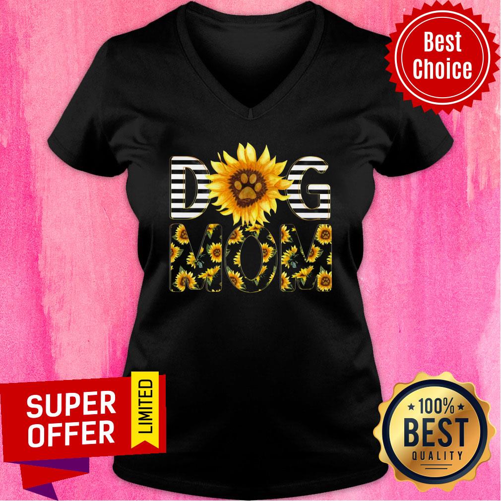 Funny Sunflower Dog Mom Shirt - Image 2