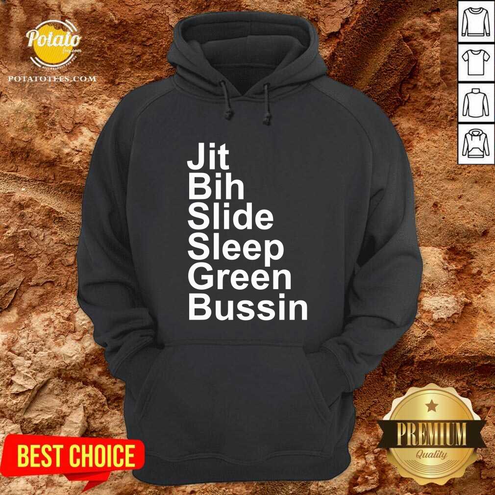 Jit Bih Slide Sleep Green Bussin Shirt - Image 2