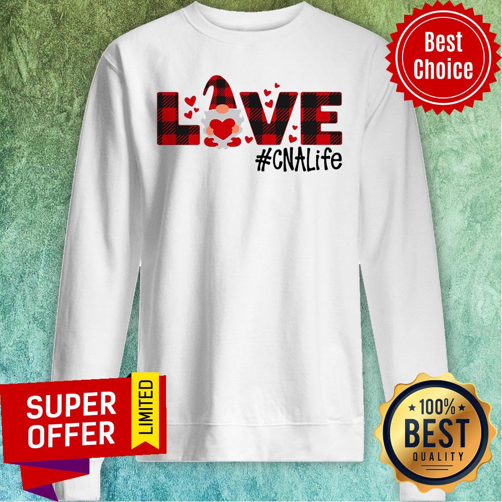 Top Gnome Love Valentine CNA Life Shirt - Image 4