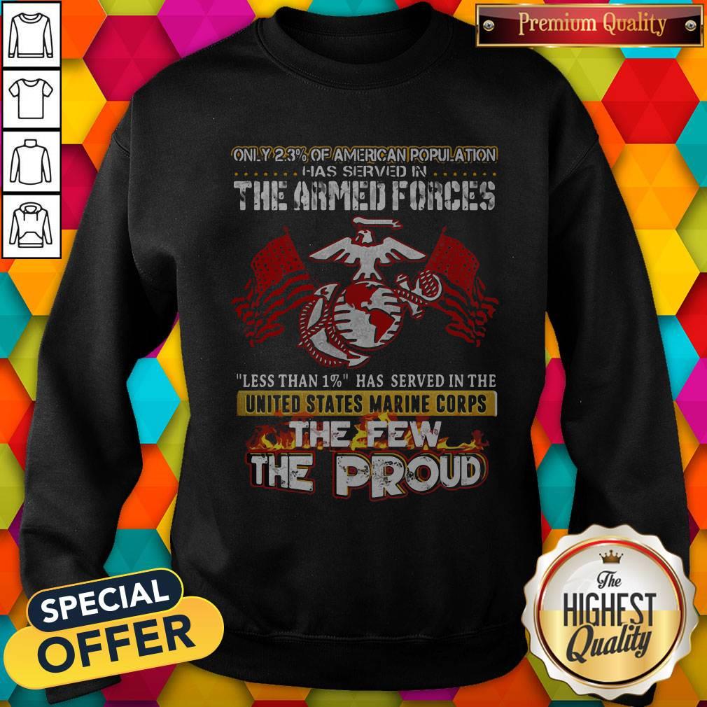 The Armed Forces The Few The Proud Fire Eagle Earth Flag Shirt - Image 5