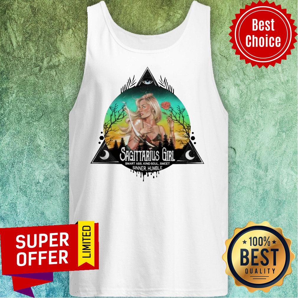 Sagittarius Girl Smart Ass Kind Soul Sweet Sinner Humble Shirt - Image 3