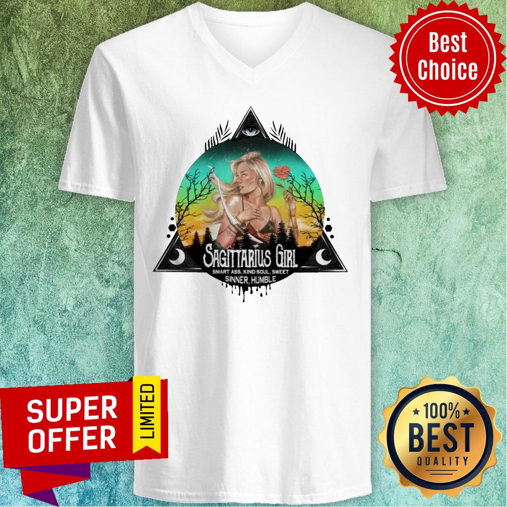 Sagittarius Girl Smart Ass Kind Soul Sweet Sinner Humble Shirt - Image 2