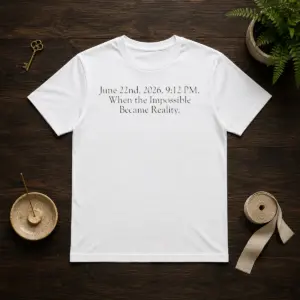 Pretty June 22nd 2026 9 12 PM When The Impossible Became Reality Shirt