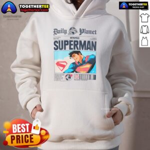 Alternative view of Official Daily Planet Superman Newspaper T-Shirt