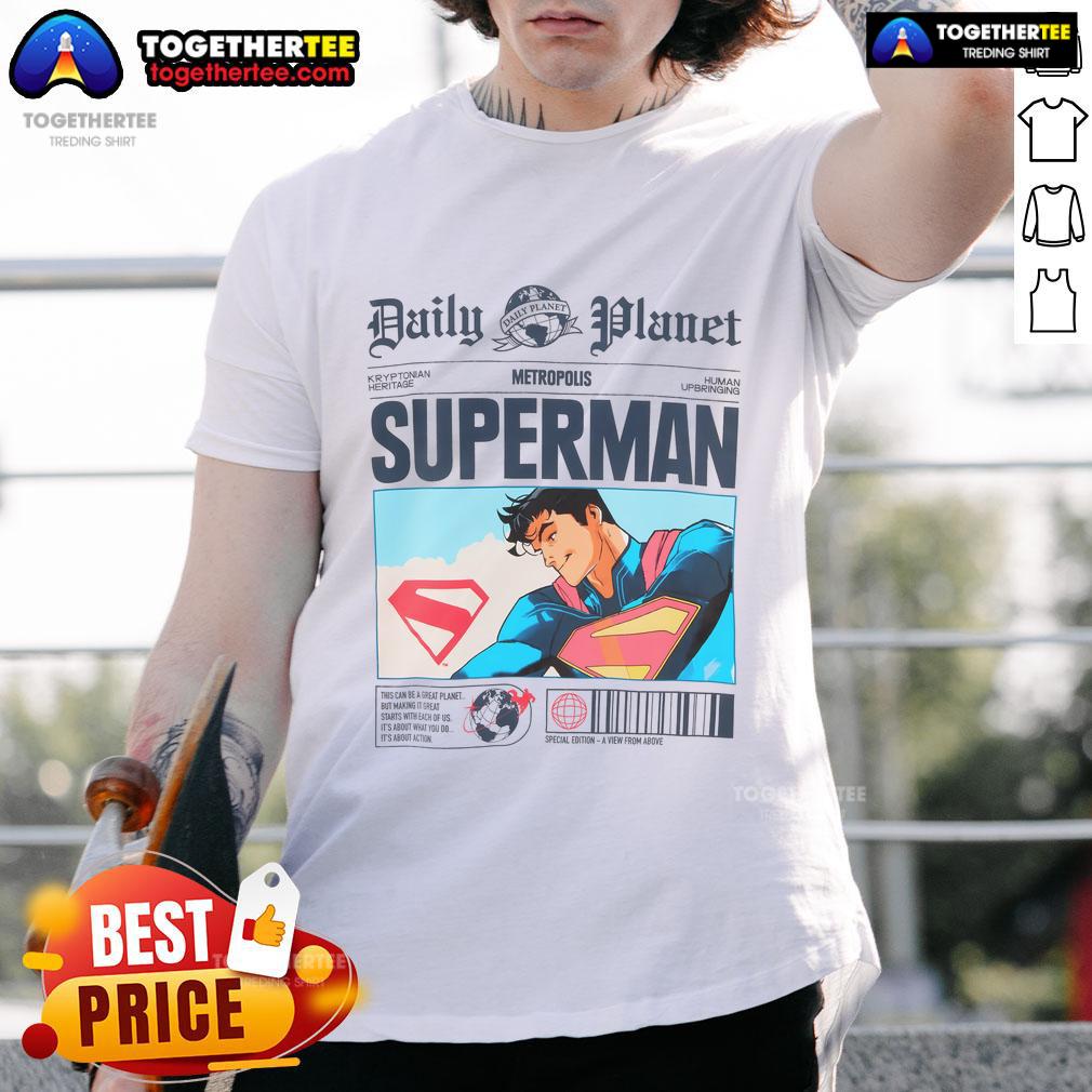 Official Daily Planet Superman Newspaper T-Shirt