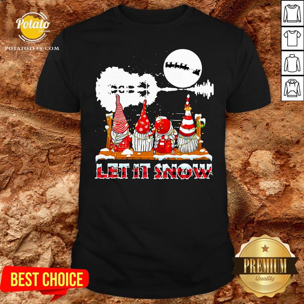 Happy Gnomies Let Is Snow Christmas Shirt