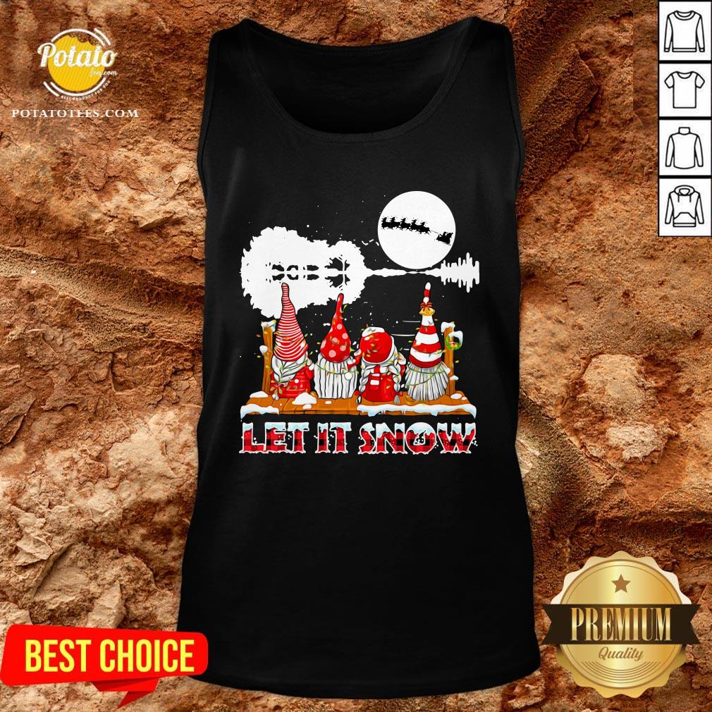 Happy Gnomies Let Is Snow Christmas Shirt - Image 3