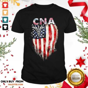 Super Nice Cna Gift American Flag Shirt