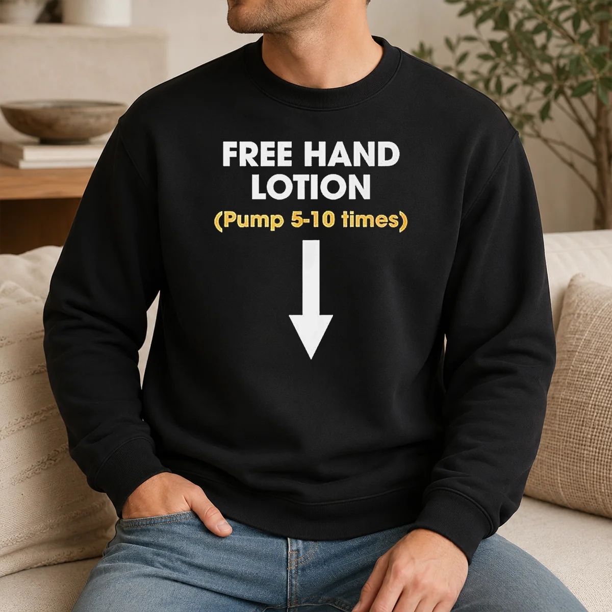 Top Free Hand Lotion Pump 5 10 Times Shirt - Image 6