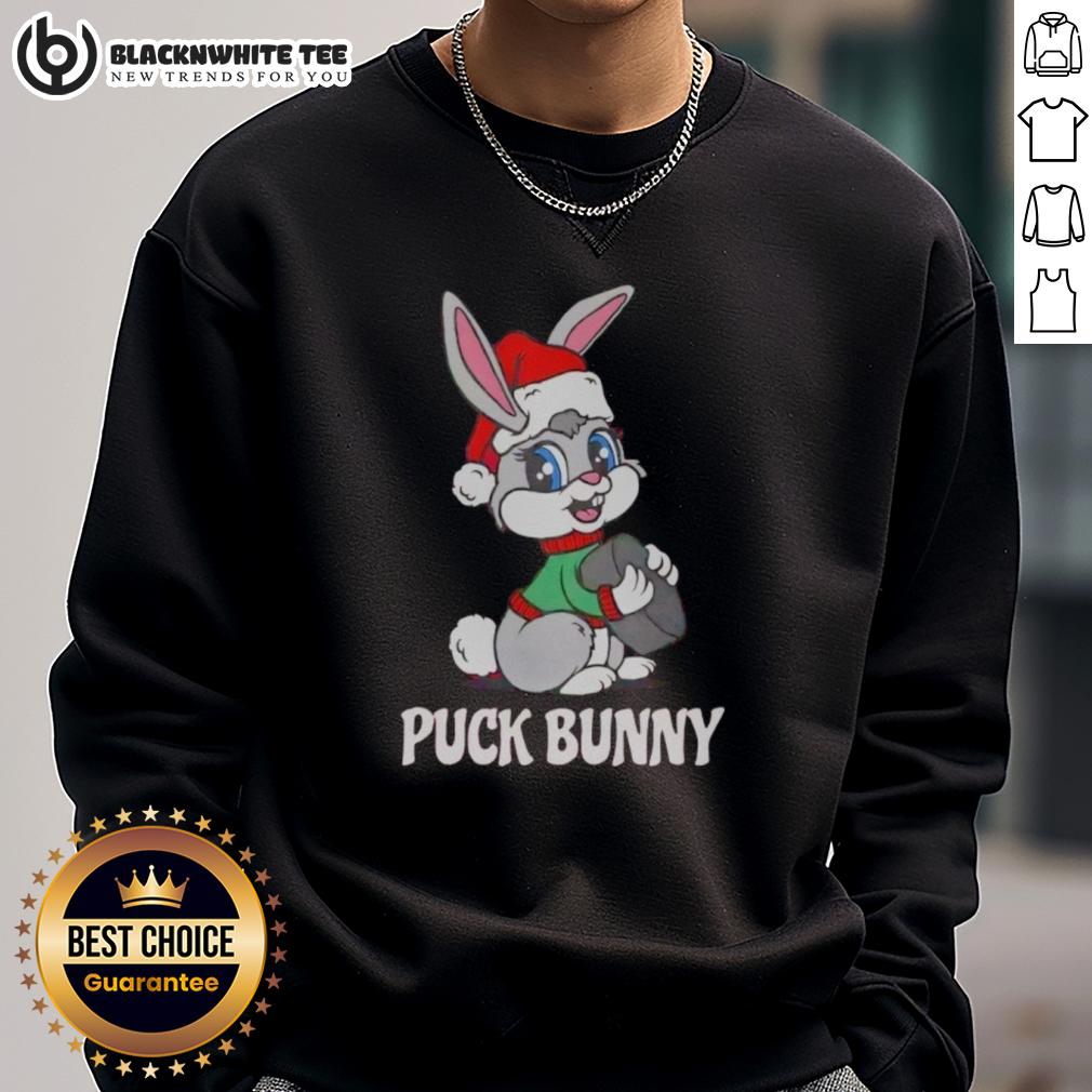Original Puck Bunny Christmas T-Shirt - Image 4