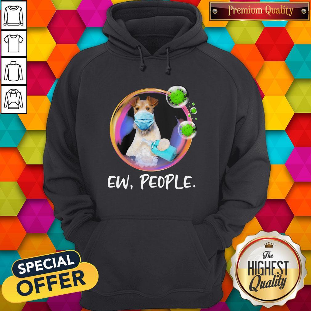 Premium Wire Fox Terrier Safety Bubble Face Mask Ew People Shirt - Image 3