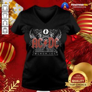 Alternative view of Beautiful AC DC Rock And Roll Band Black Ice T-Shirt