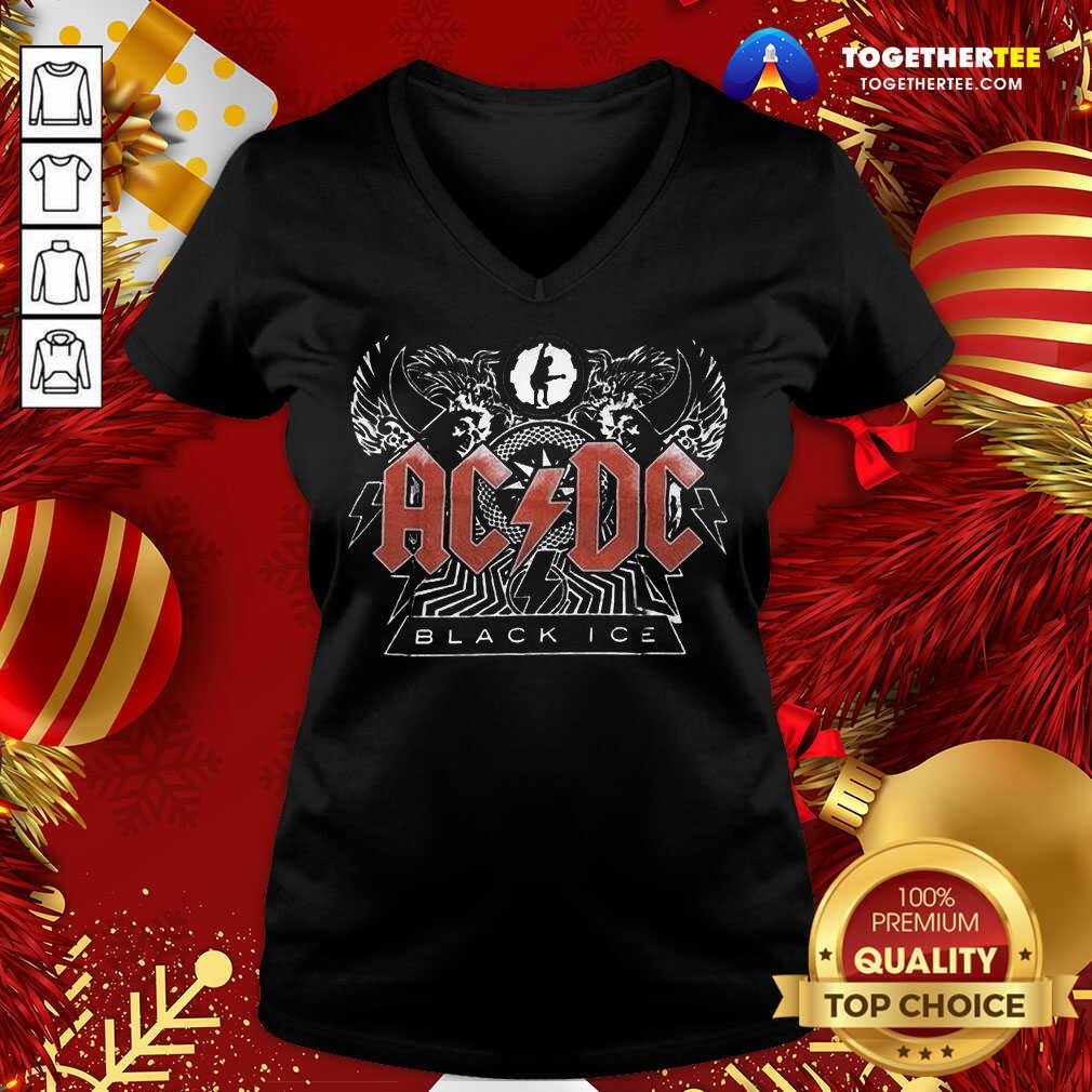 Beautiful AC DC Rock And Roll Band Black Ice T-Shirt - Image 2