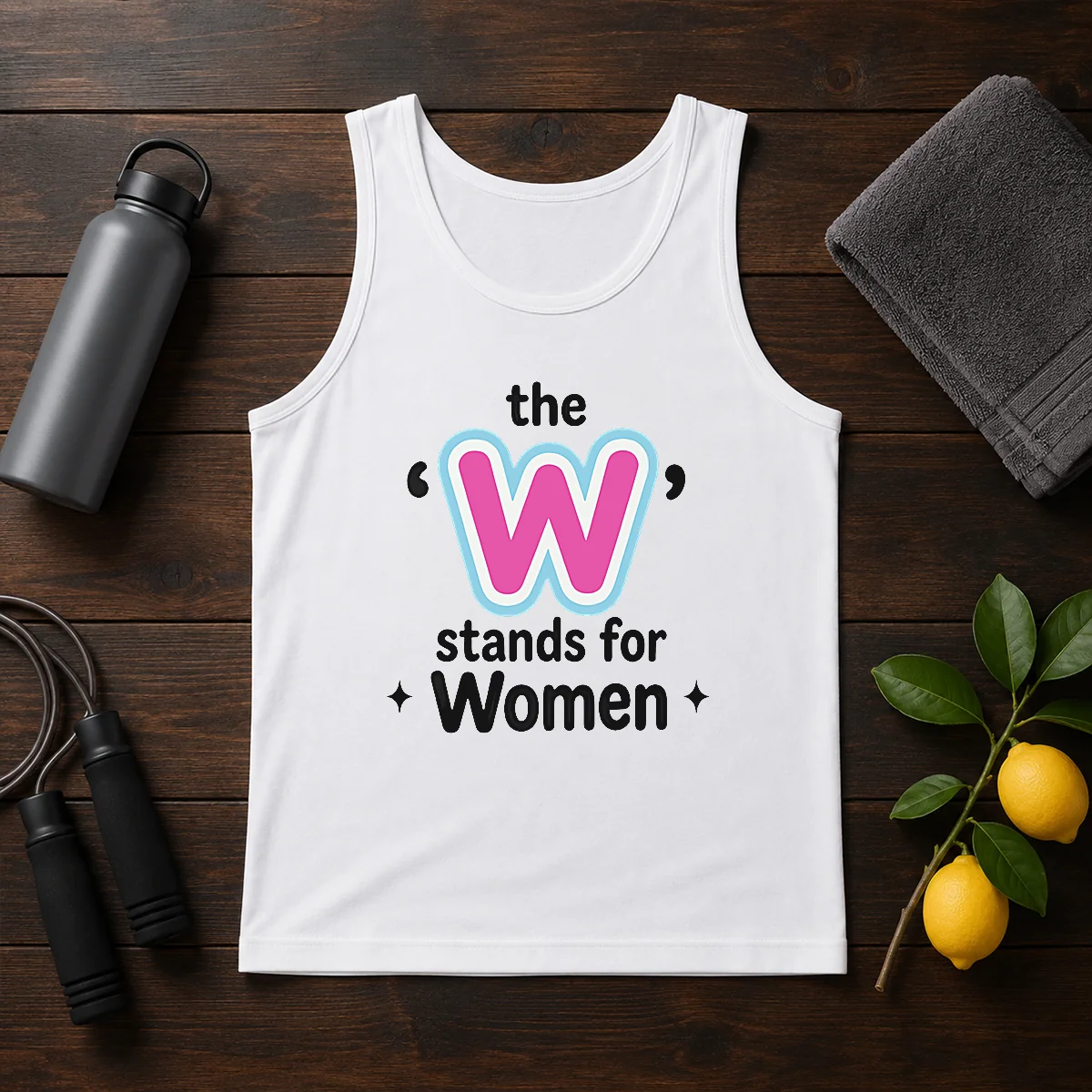 Official The W Stands For Women Shirt - Image 3