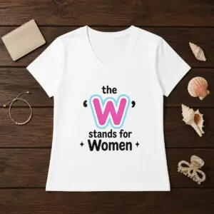 Alternative view of Official The W Stands For Women Shirt