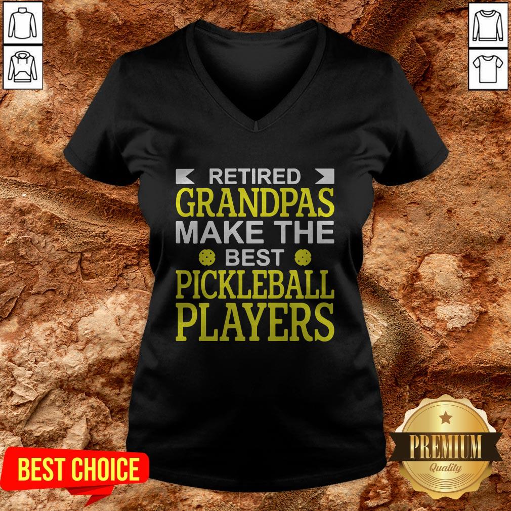 Retired Grandpas Make The Best Pickleball Players Shirt - Image 2