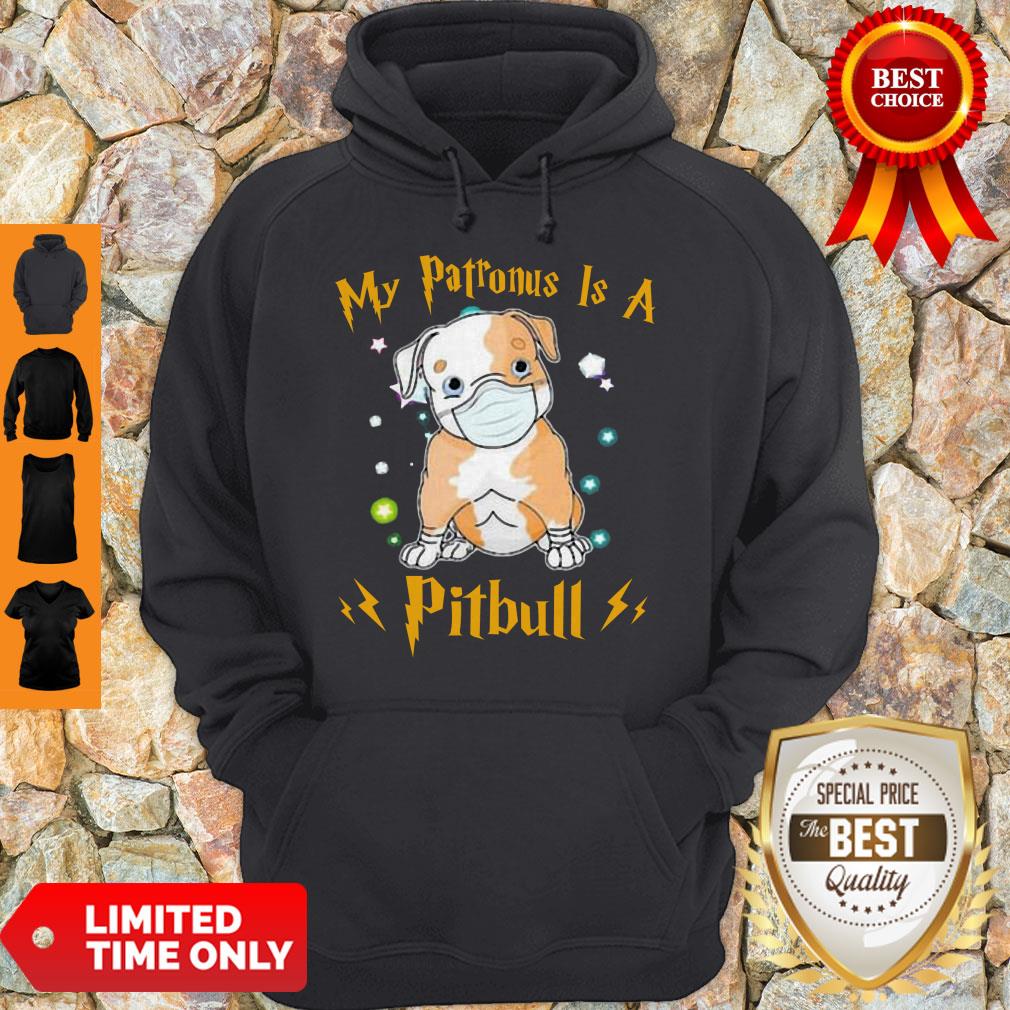 Cute My Patronus Is A Pitbull Mask Coronavirus Shirt - Image 2