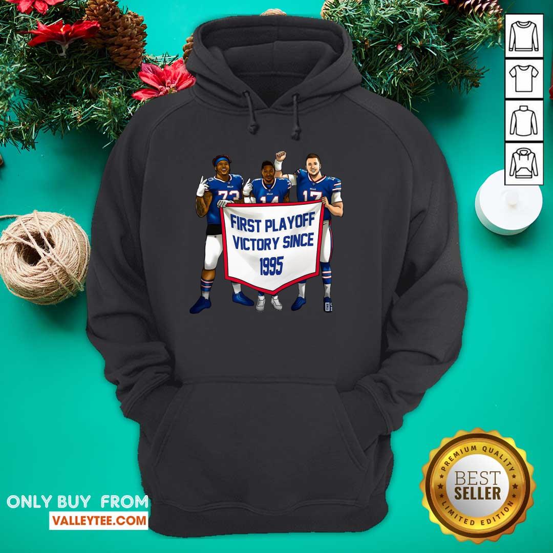 Premium Buffalo Bills First Playoff Victory Since 1995 Shirt - Image 2