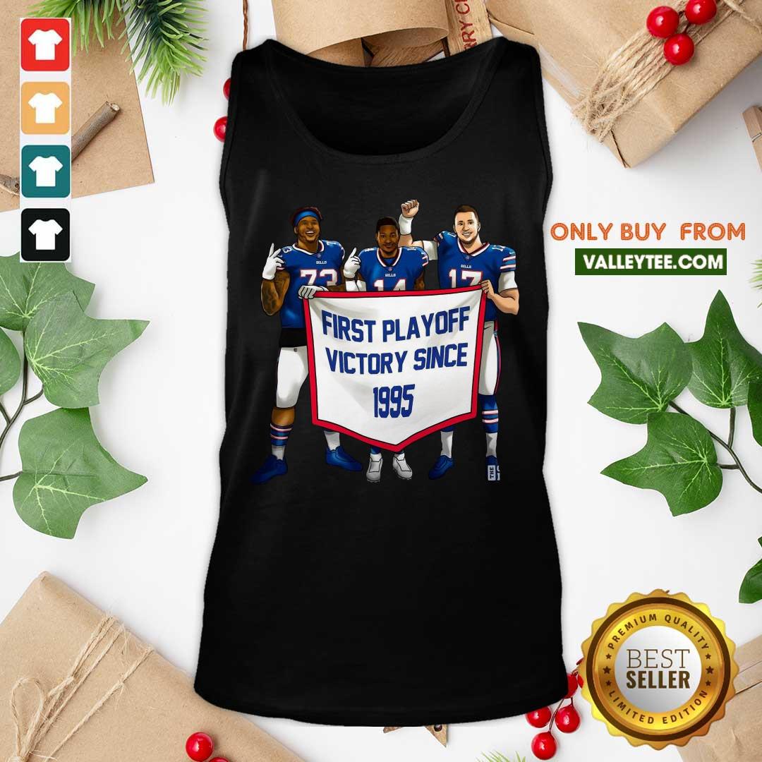 Premium Buffalo Bills First Playoff Victory Since 1995 Shirt - Image 5