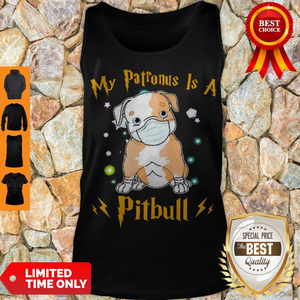 Cute My Patronus Is A Pitbull Mask Coronavirus Shirt - Image 4