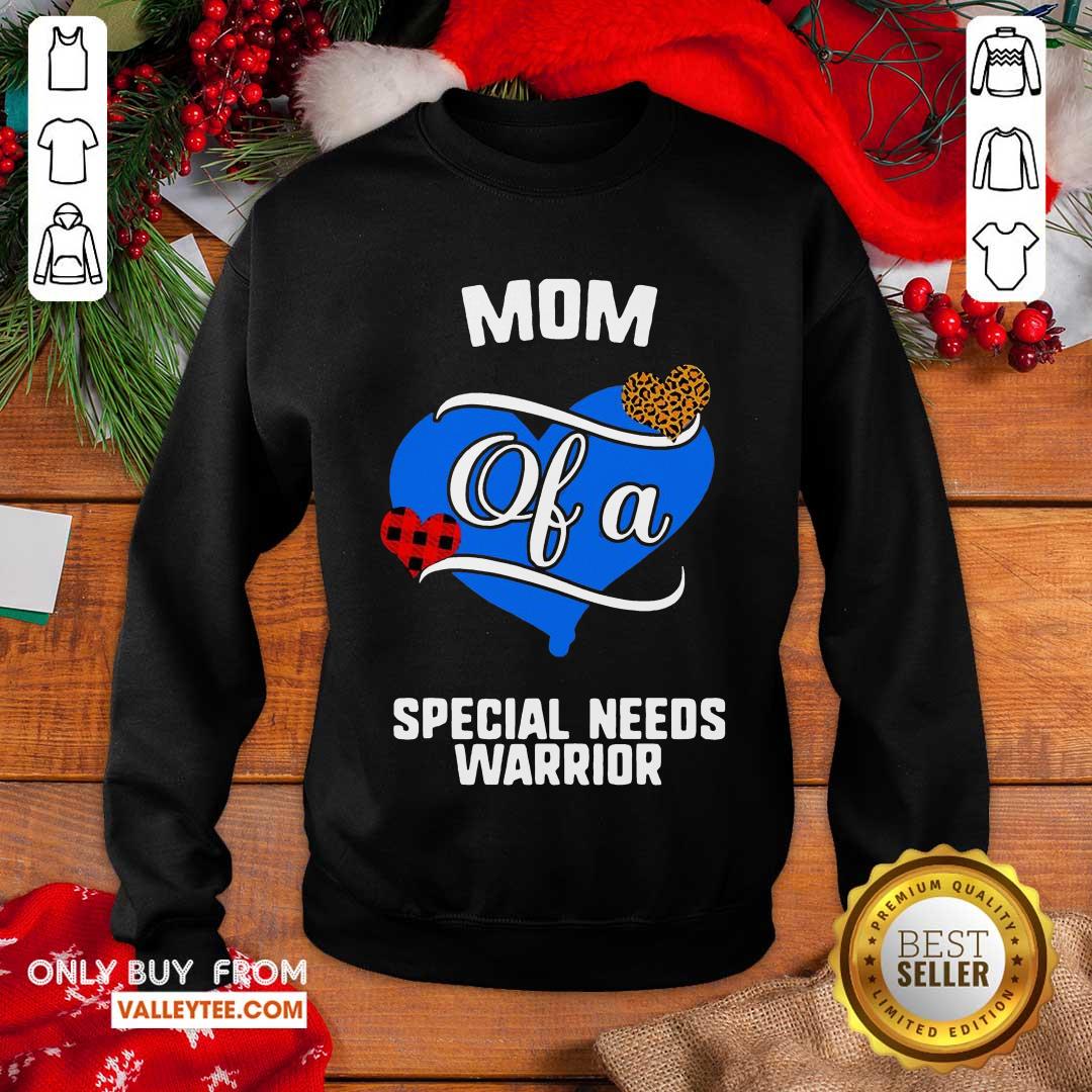 Fantastic Mom Of A Special Needs Warrior Heart Shirt - Image 5